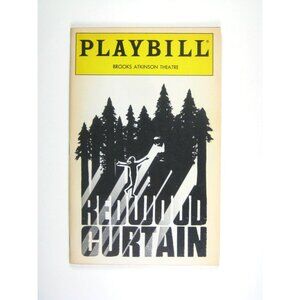 Redwood Curtain Playbill Atkinson Opening Night 1993 Jeff Daniels Debra Monk